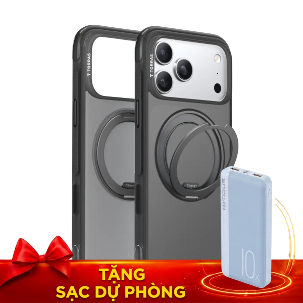 Ốp Lưng iPhone 18 Pro Max/17 Pro Max Magnetic O3 AIR TORRAS Đen Huyền Bí